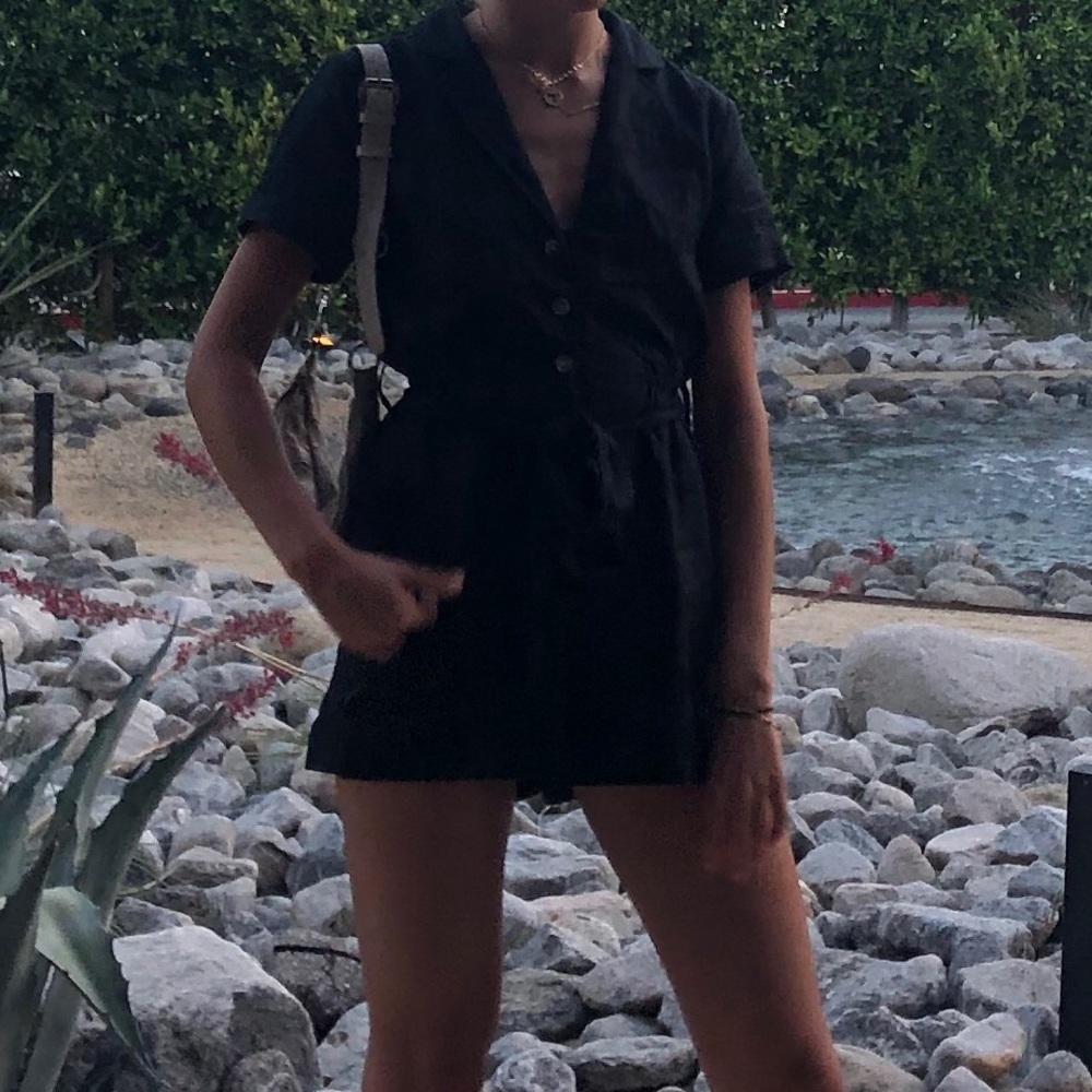 LF black romper